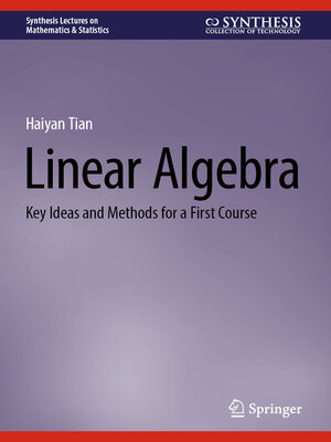 cover image of Linear Algebra